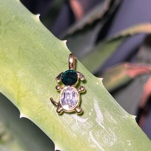 Gold EP May Dog Birthstone Charm